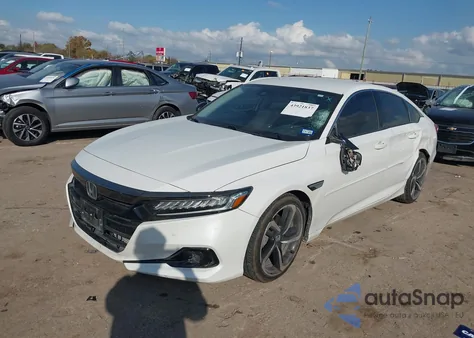 2021 Honda Accord Sport Special Edition из США, поврежденный, VIN 1HGCV1F4XMA108240